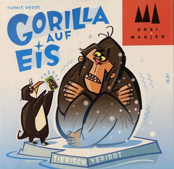 Gorilla auf Eis